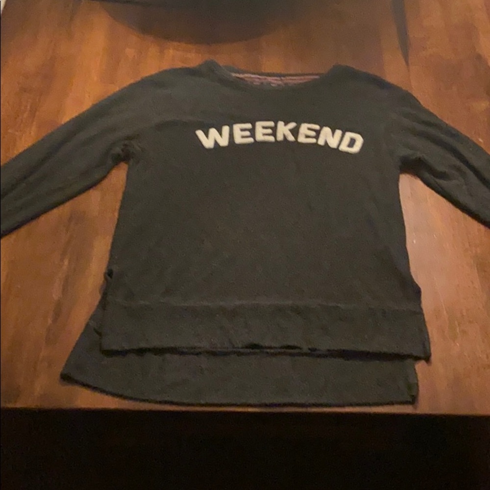 weekend long sleeve sweater t shirt